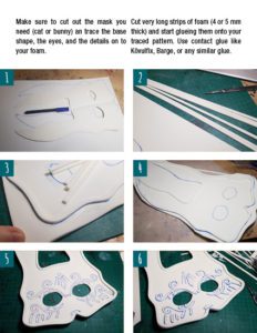 Bioshock Splicer Masks – tutorial and patterns – PDF US letter size ...
