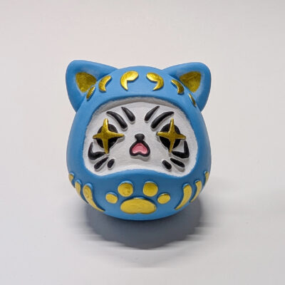 Ajisai - Neko Daruma