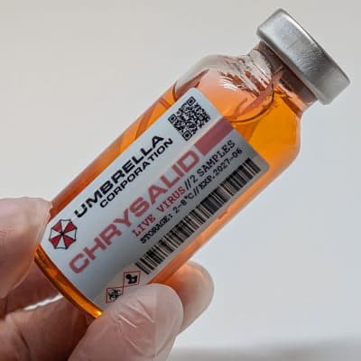 Chrysalid Virus Sample